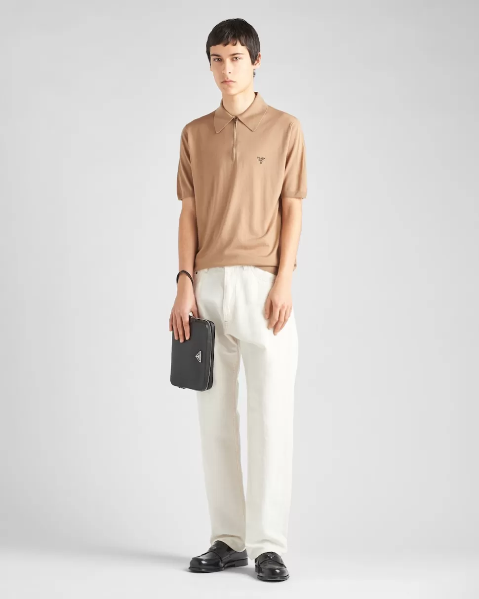 Prada Polo De Lana Superfina^Hombre TEJIDOS DE PUNTO