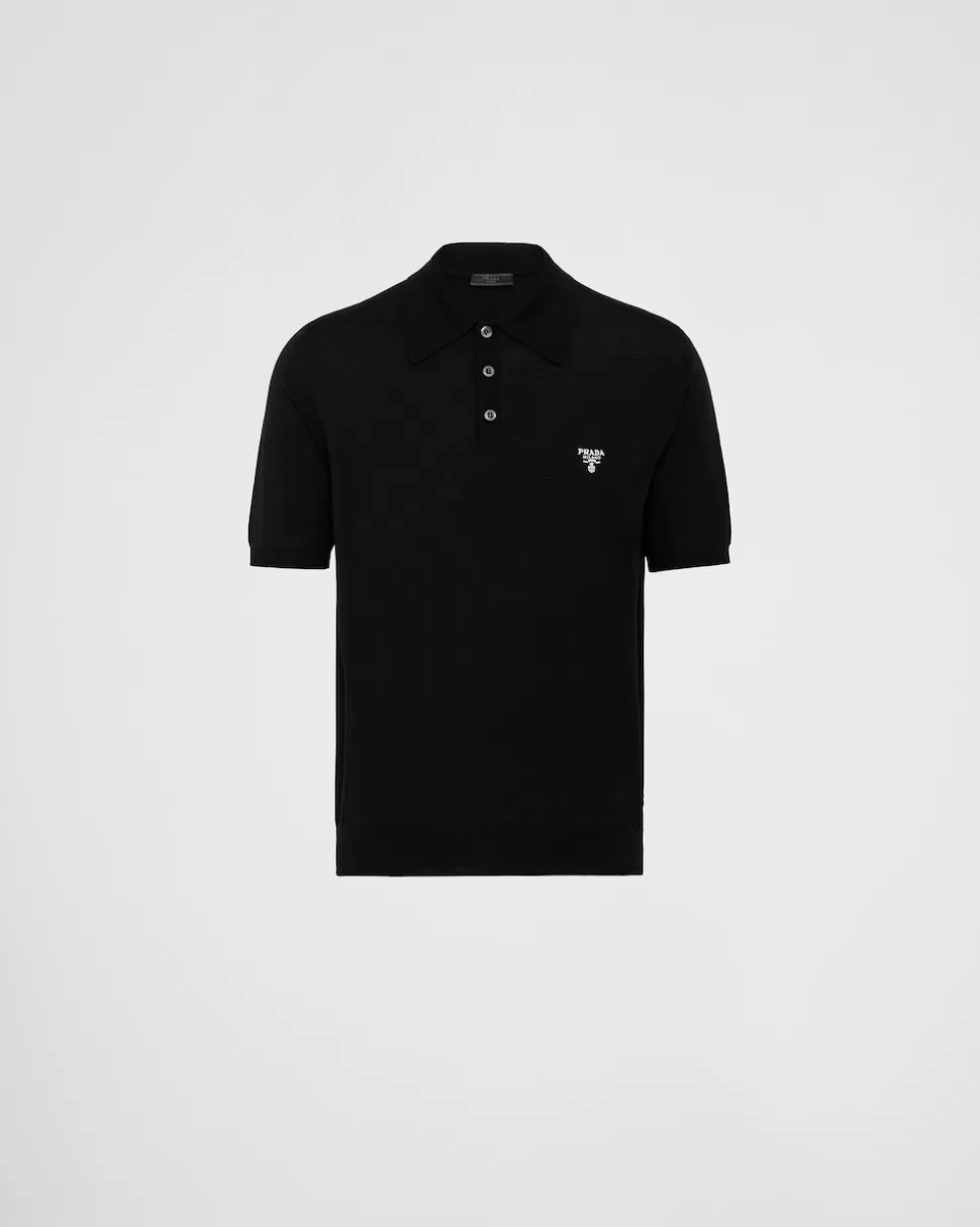 Prada Polo De Lana Superfina^Hombre TEJIDOS DE PUNTO
