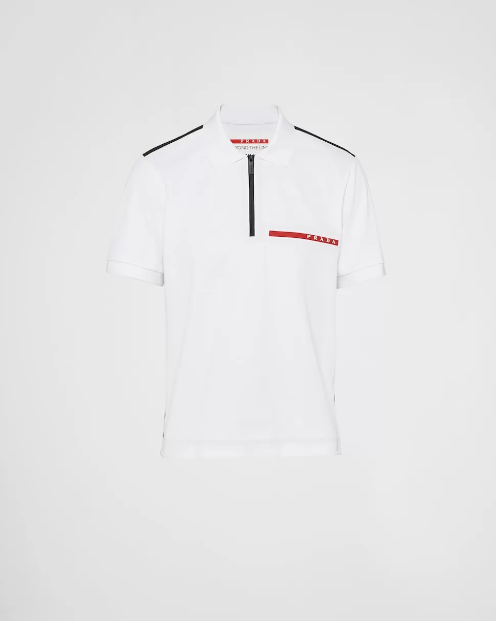 Prada Polo De Piqué^Hombre ROPA