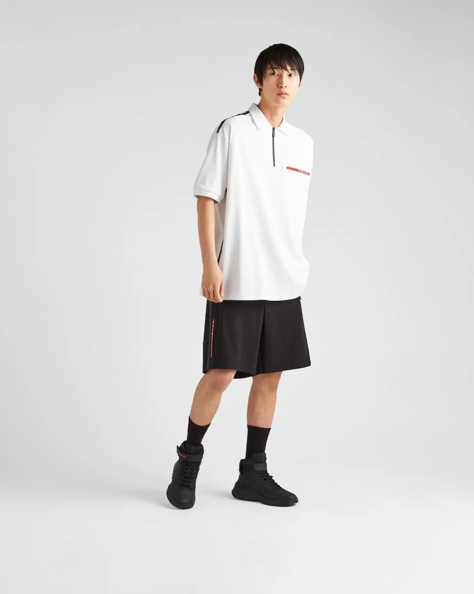 Prada Polo De Piqué^Hombre ROPA