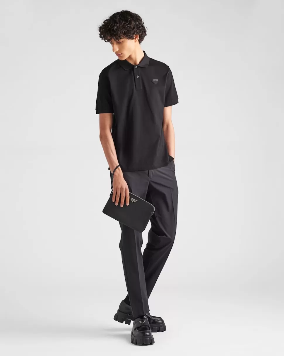 Prada Polo De Piqué^Hombre CAMISETAS Y POLOS