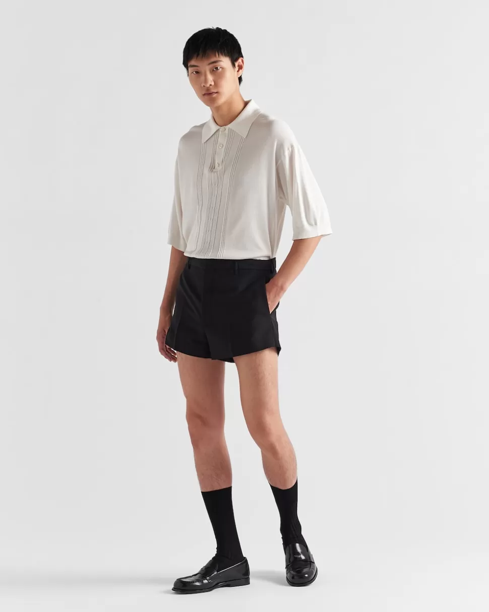 Prada Polo De Seda^Hombre TEJIDOS DE PUNTO