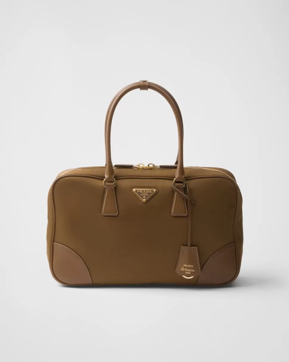 Prada Re-edition 1978 Large Re-nylon And Saffiano Leather Two-handle Bag^Mujer COLECCIÓN FEMENINA | BOLSOS CON ASA SUPERIOR