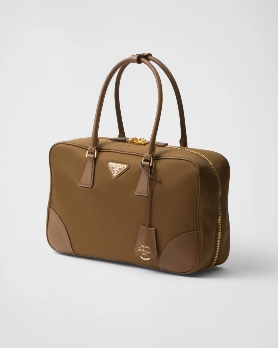 Prada Re-edition 1978 Large Re-nylon And Saffiano Leather Two-handle Bag^Mujer COLECCIÓN FEMENINA | BOLSOS CON ASA SUPERIOR