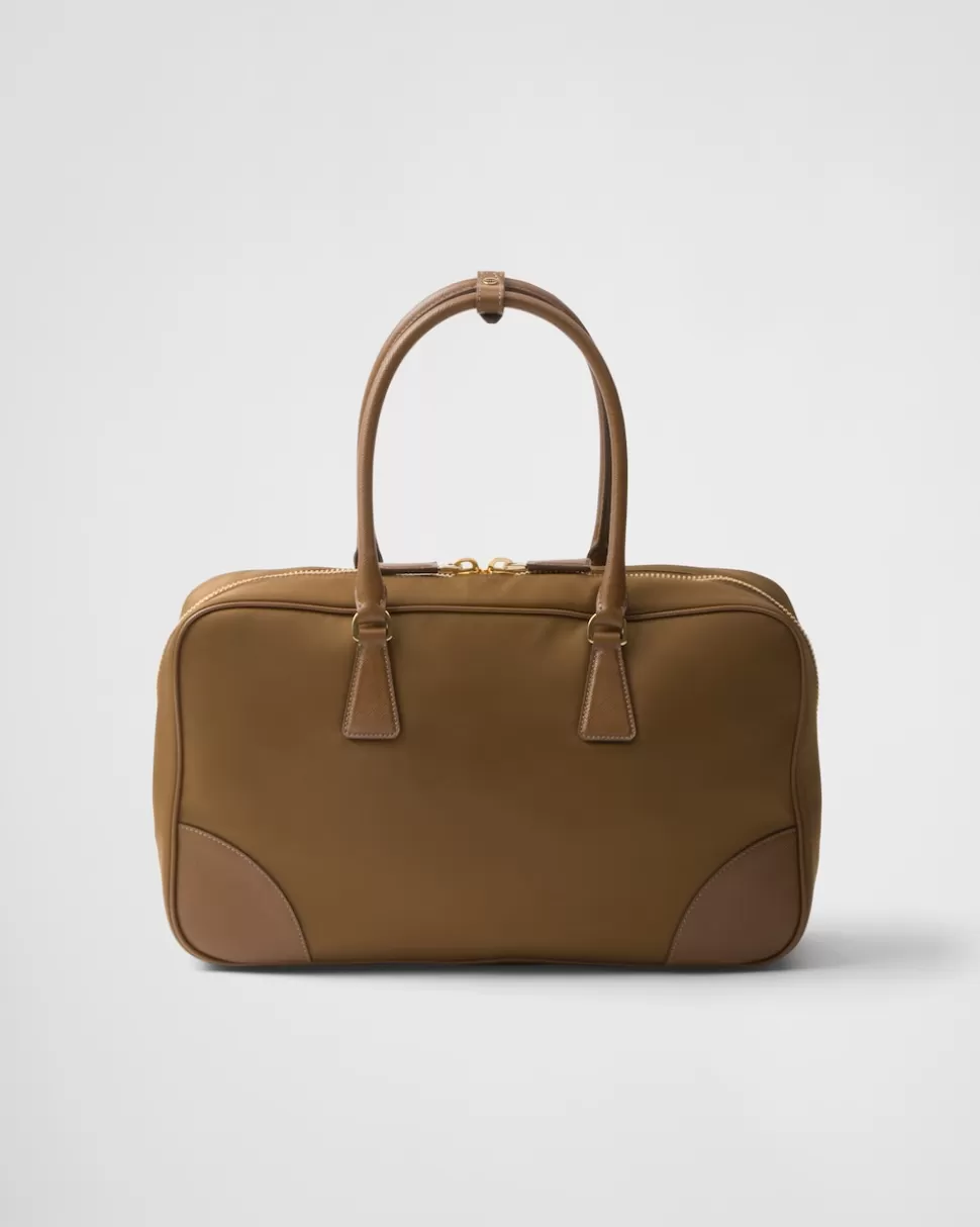 Prada Re-edition 1978 Large Re-nylon And Saffiano Leather Two-handle Bag^Mujer COLECCIÓN FEMENINA | BOLSOS CON ASA SUPERIOR