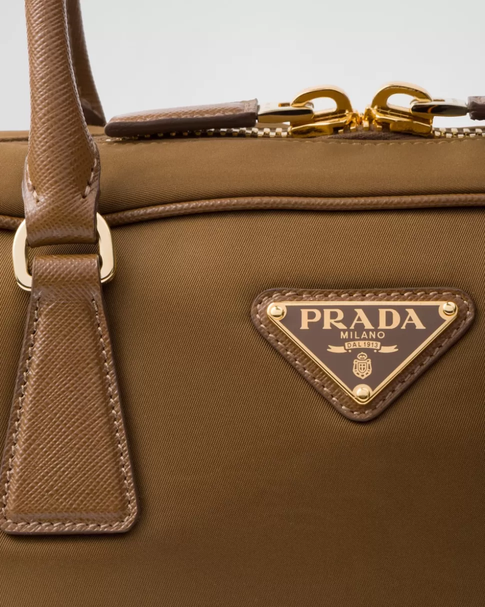 Prada Re-edition 1978 Large Re-nylon And Saffiano Leather Two-handle Bag^Mujer COLECCIÓN FEMENINA | BOLSOS CON ASA SUPERIOR