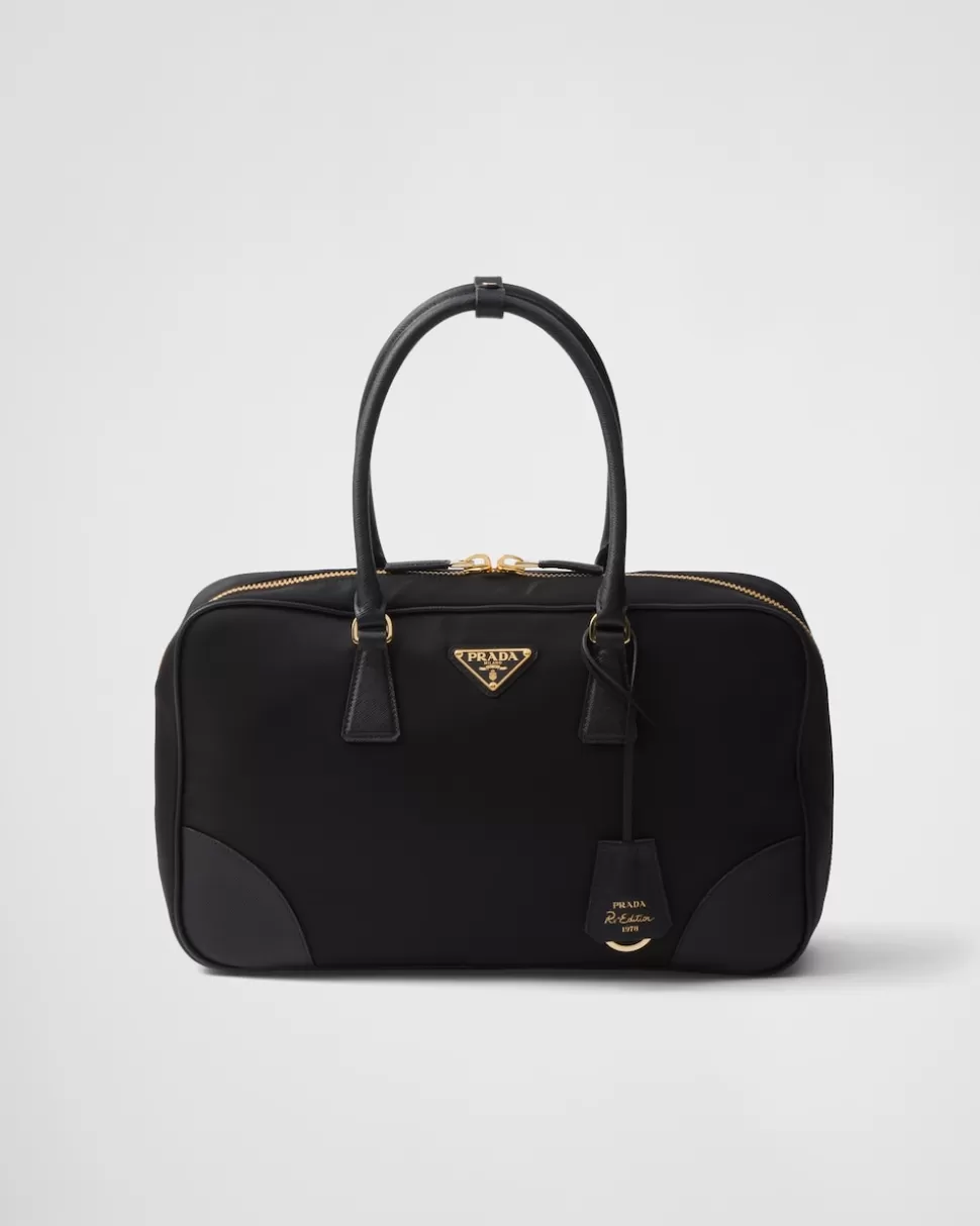 Prada Re-edition 1978 Large Re-nylon And Saffiano Leather Two-handle Bag^Mujer COLECCIÓN FEMENINA | BOLSOS CON ASA SUPERIOR