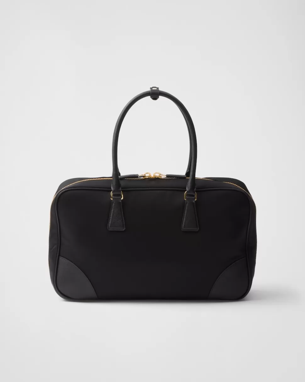 Prada Re-edition 1978 Large Re-nylon And Saffiano Leather Two-handle Bag^Mujer COLECCIÓN FEMENINA | BOLSOS CON ASA SUPERIOR