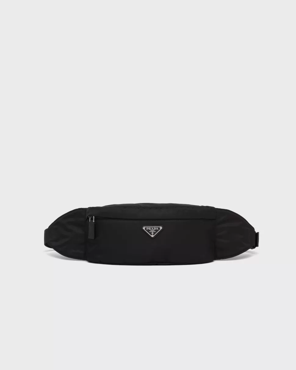 Prada Riñonera De Re-nylon Y Piel Saffiano^ COLECCIÓN MASCULINA