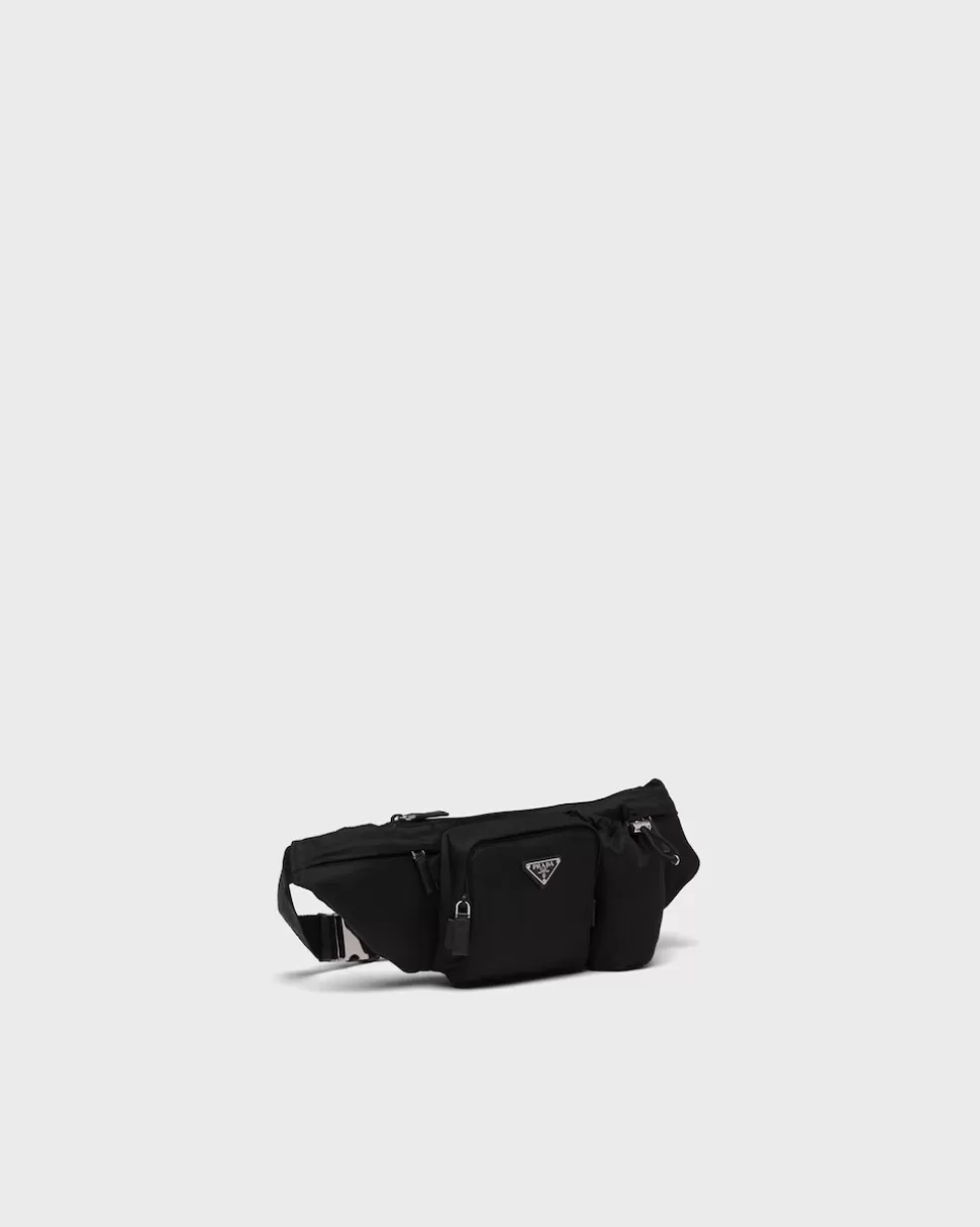 Prada Riñonera De Re-nylon Y Piel Saffiano^ COLECCIÓN MASCULINA
