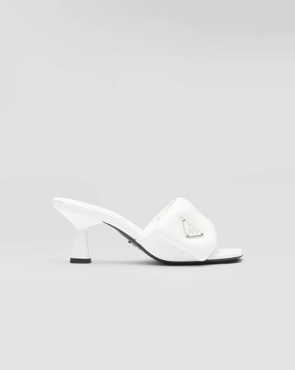 Prada Sandalias De Napa Acolchada Soft^Mujer PANTUFLAS Y CHINELAS