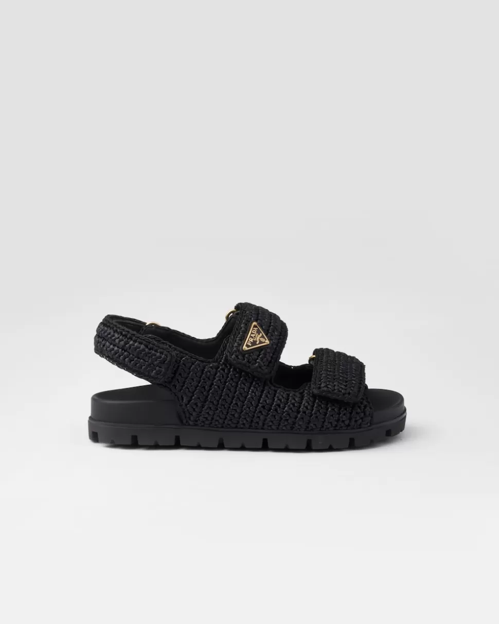 Prada Sandalias De Tejido Trenzado^Mujer SANDALIAS