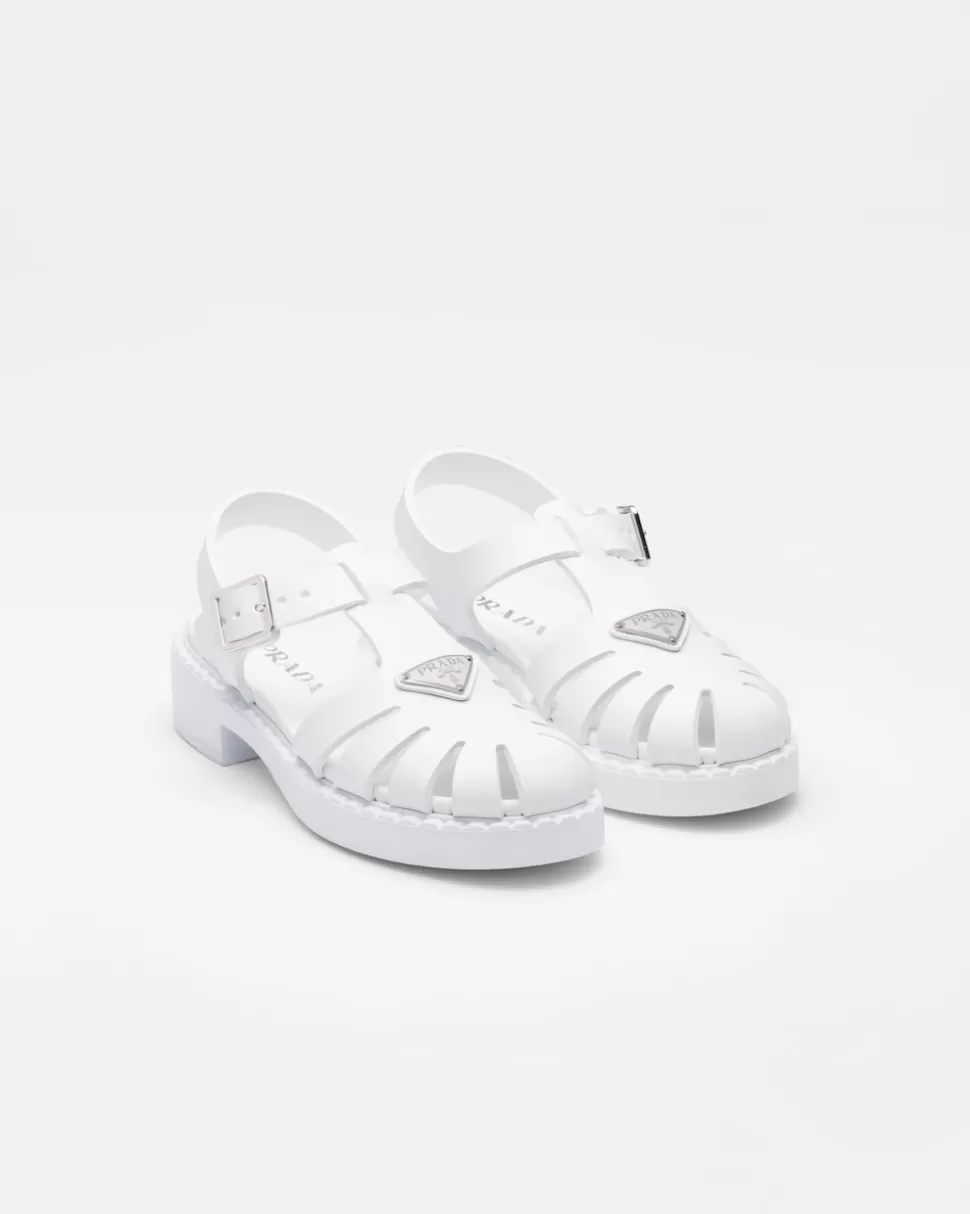 Prada Sandalias Deportivas En Goma^Mujer SANDALIAS
