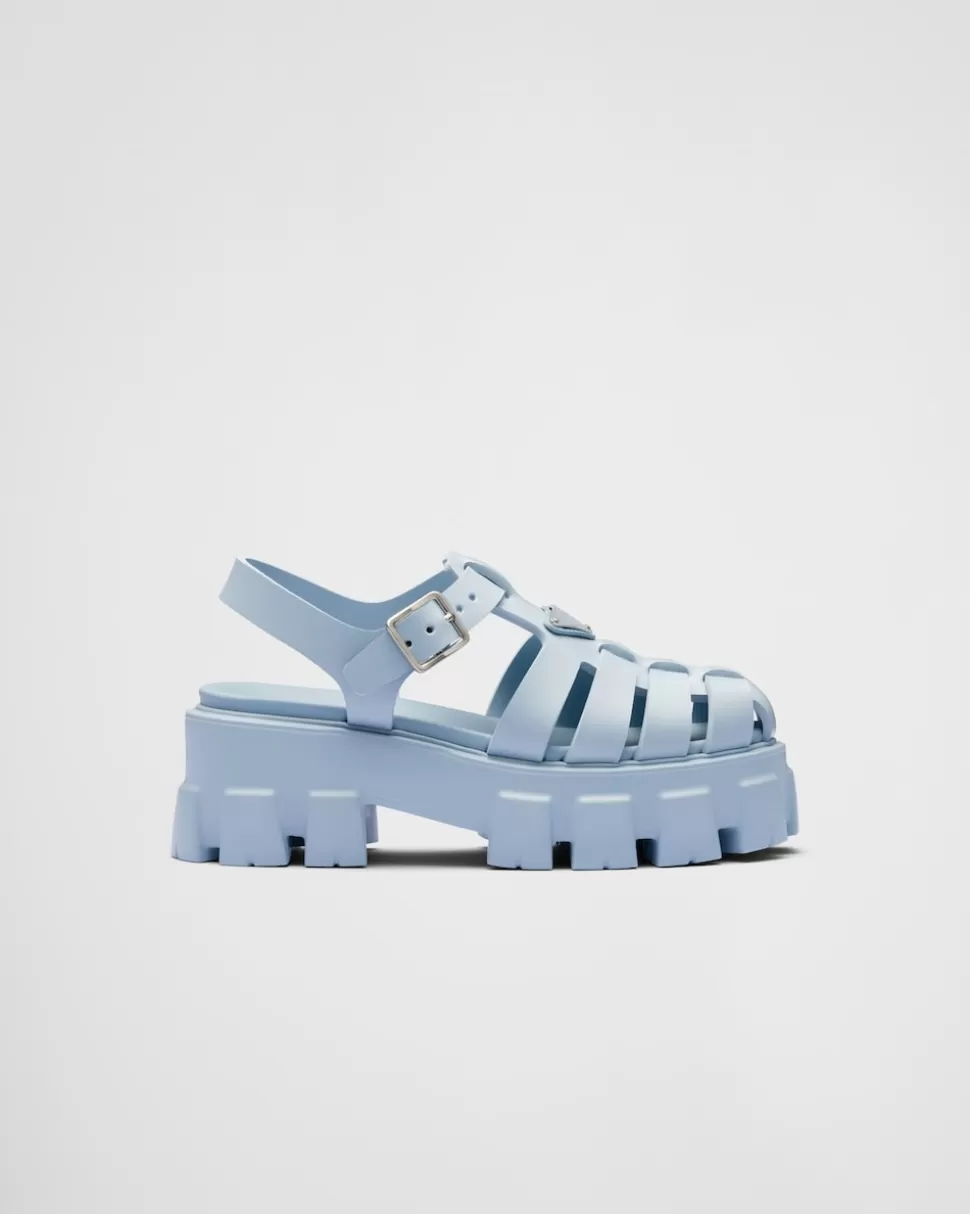 Prada Sandalias Monolith En Goma^Mujer SANDALIAS