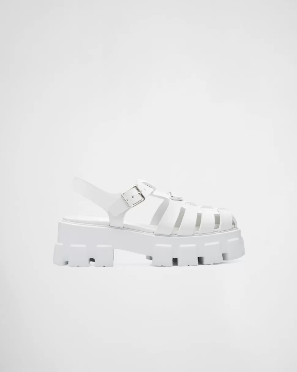 Prada Sandalias Monolith En Goma^Mujer SANDALIAS
