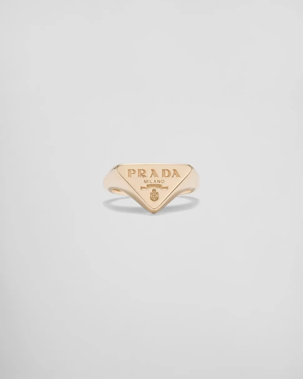 Prada Sello Eternal Gold De Oro Amarillo^Mujer/Hombre COLECCIÓN DE JOYERÍA ELEGANTE | COLECCIÓN DE JOYERÍA ELEGANTE
