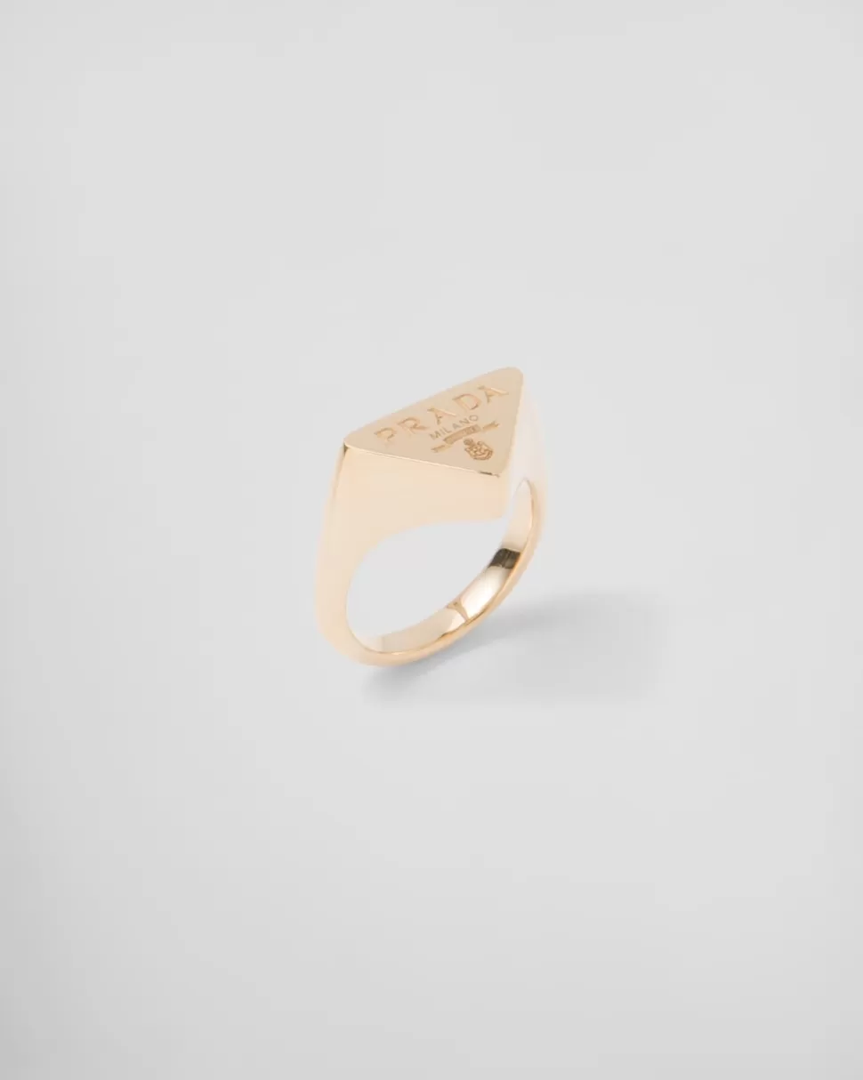 Prada Sello Eternal Gold De Oro Amarillo^Mujer/Hombre COLECCIÓN DE JOYERÍA ELEGANTE | COLECCIÓN DE JOYERÍA ELEGANTE