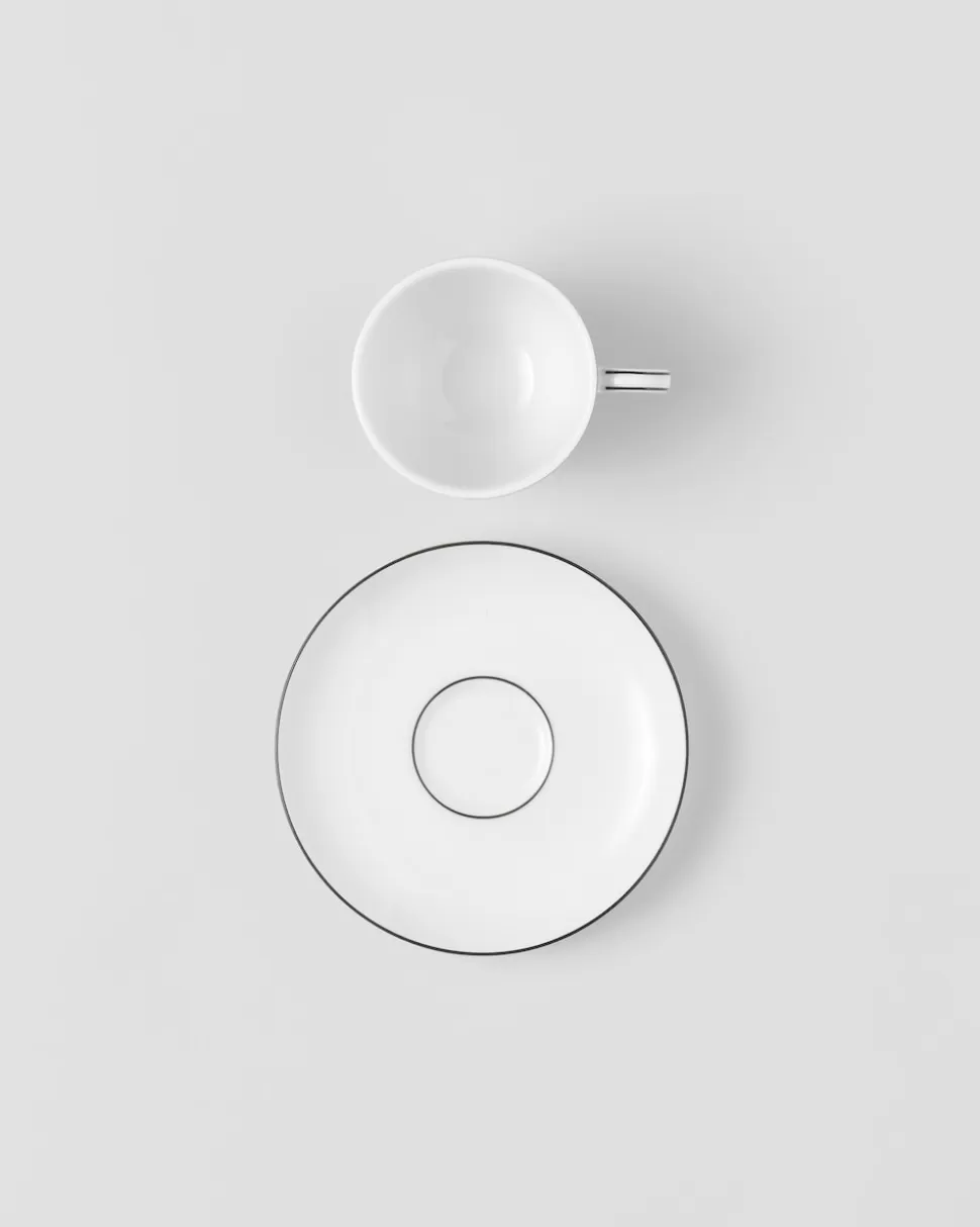 Prada Set De Cuatro Tazas De Café De Porcelana - Checkerboard^ TÉ Y CAFÉ