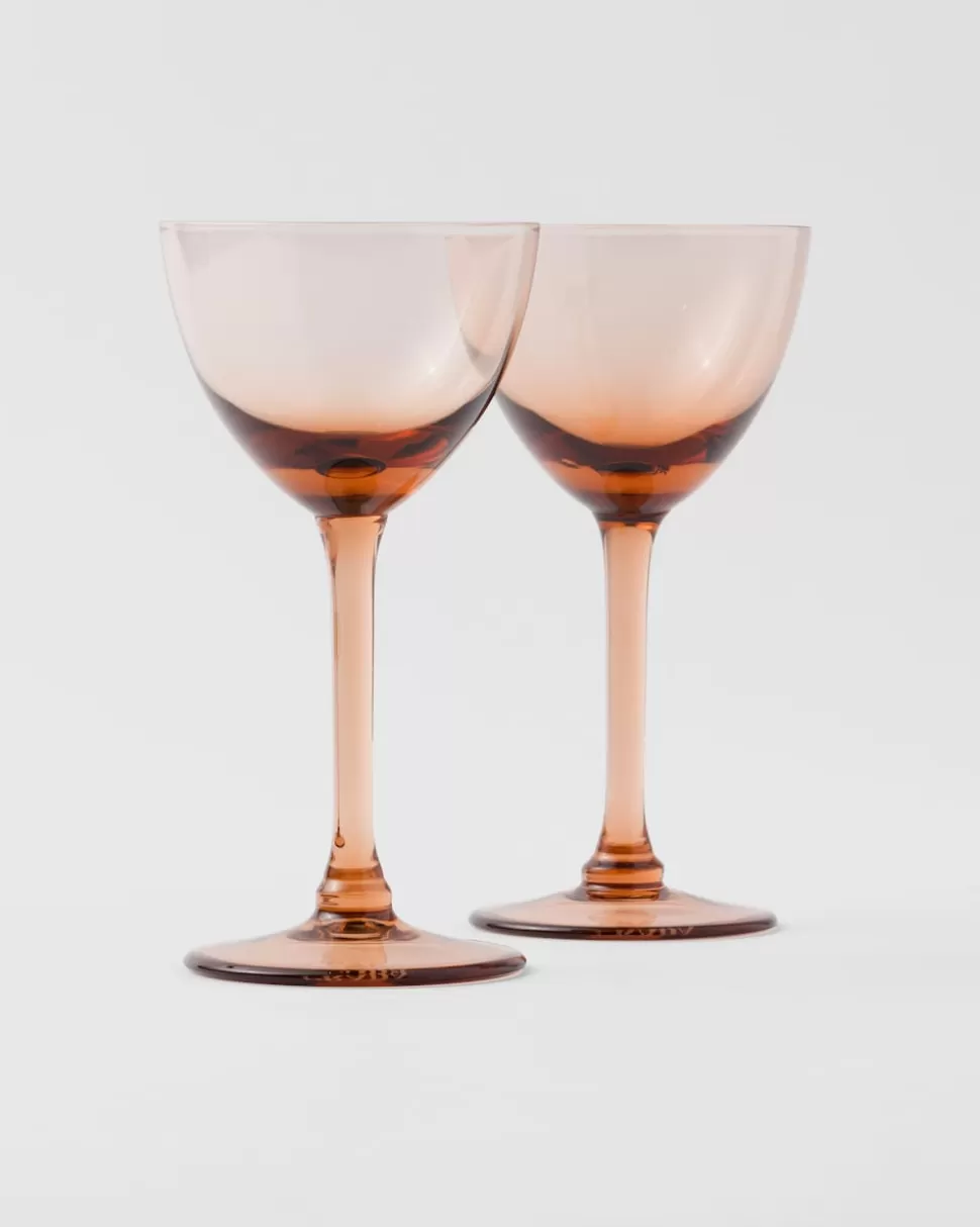 Prada Set De Dos Copas De Cóctel De Cristal - New York^ COPAS Y VASOS