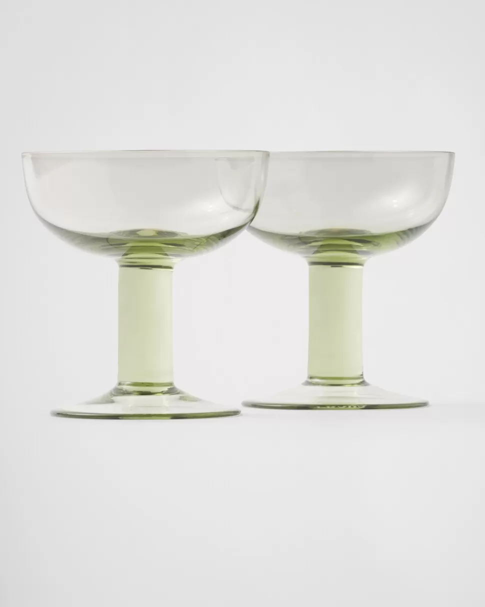 Prada Set De Dos Copas De Champán Pompadour De Cristal - Plinth^ COPAS Y VASOS