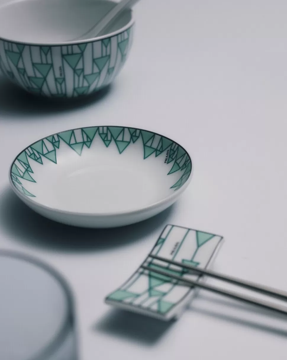 Prada Set De Dos Cuencos De Salsa De Porcelana - Vienna Green^ PLATOS Y BOLES
