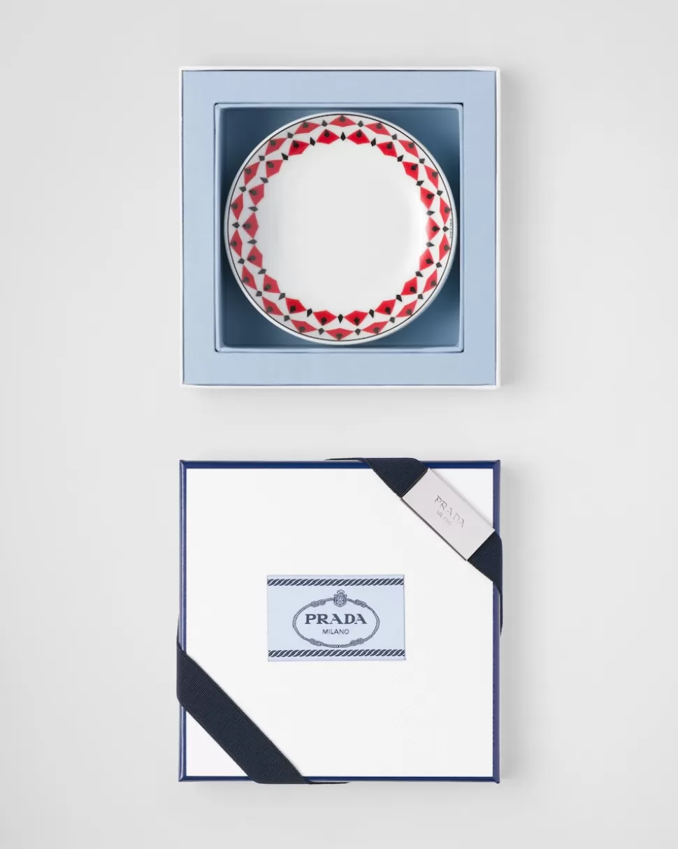 Prada Set De Dos Cuencos De Salsa De Porcelana - Vienna Red^ PLATOS Y BOLES