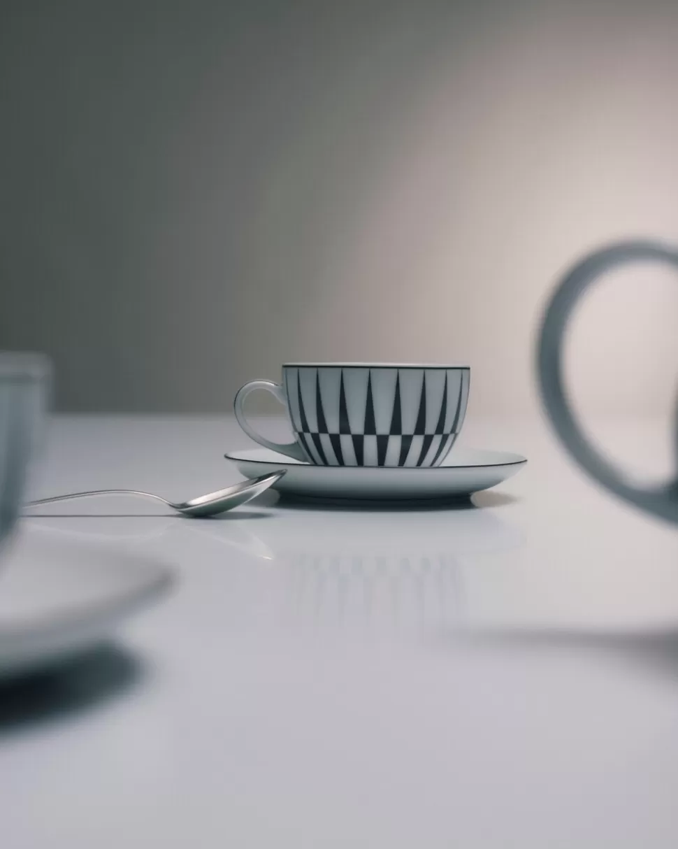 Prada Set De Dos Tazas De Té De Porcelana - Stripes^ TÉ Y CAFÉ
