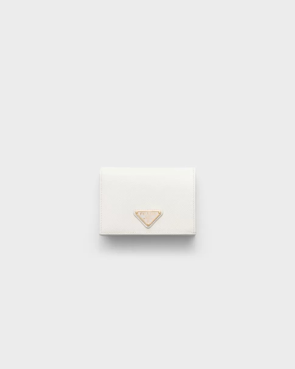 Prada Small Saffiano Leather Wallet^Mujer CARTERAS Y TARJETEROS