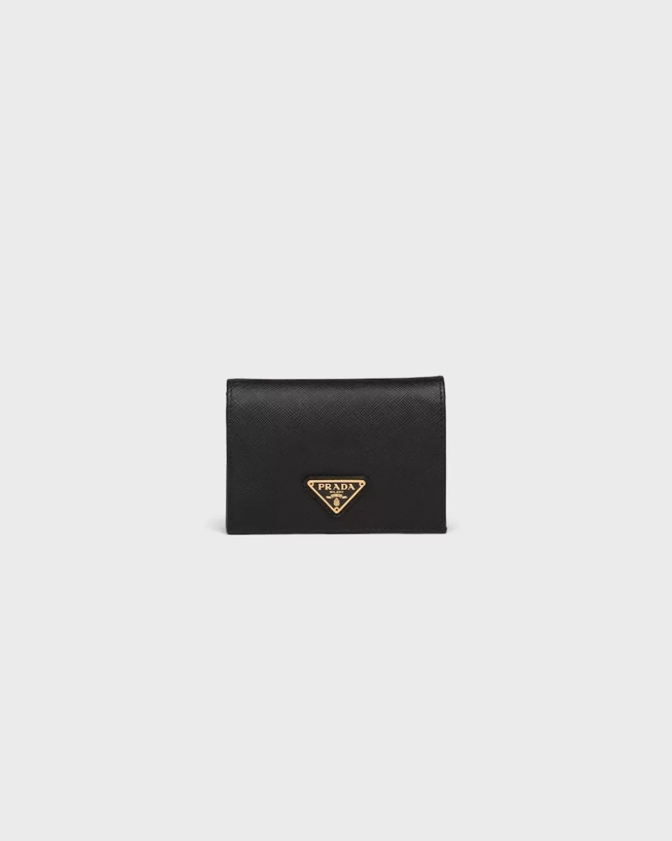 Prada Small Saffiano Leather Wallet^Mujer CARTERAS Y TARJETEROS