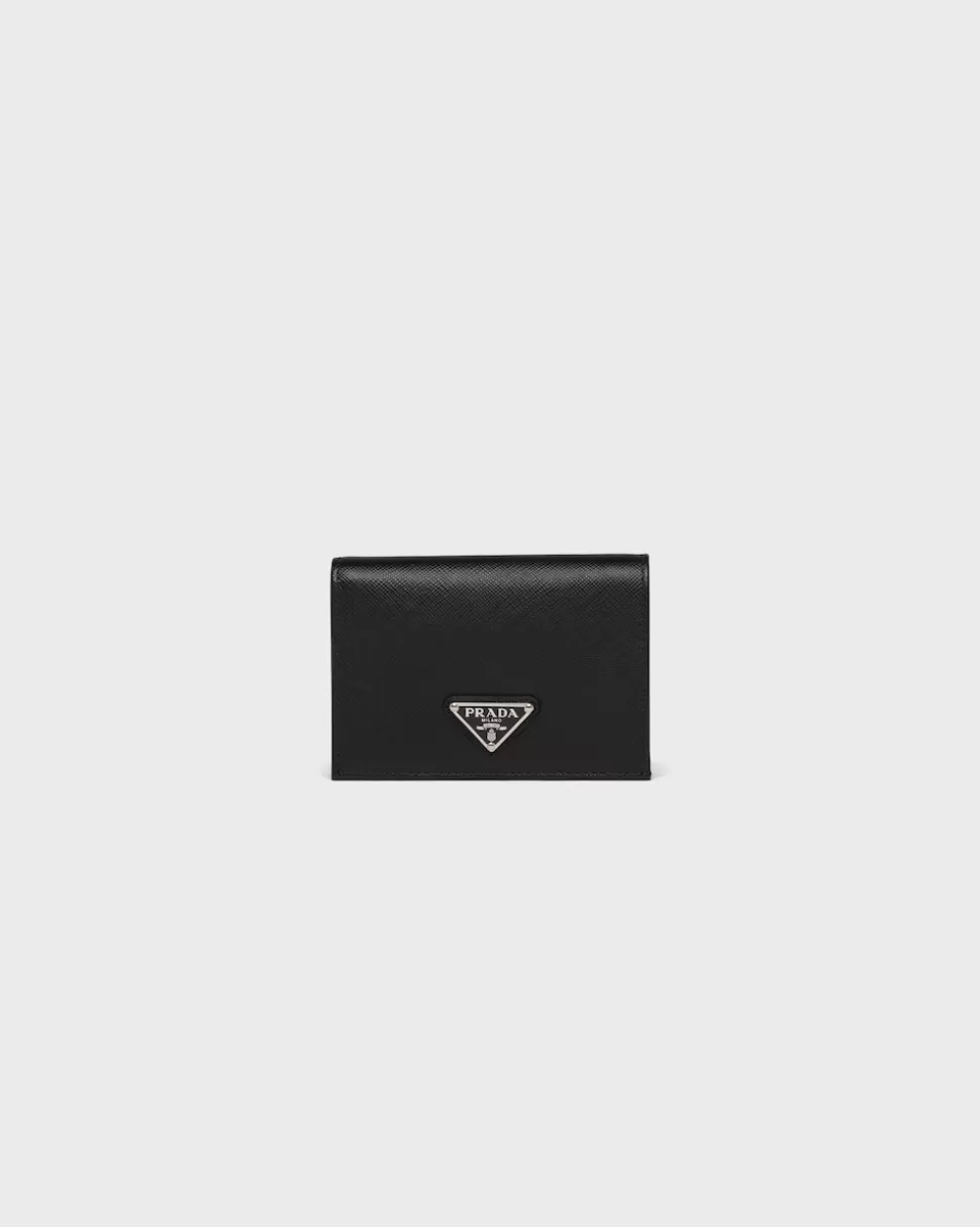 Prada Small Saffiano Leather Wallet^Mujer CARTERAS Y TARJETEROS