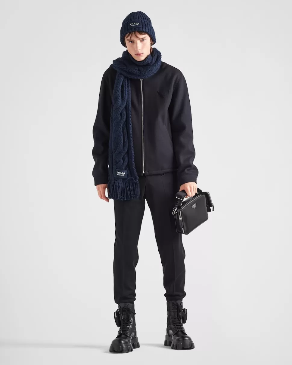 Prada Sobrecamisa De Lana Y Cachemir^Hombre CHAQUETAS Y ABRIGOS