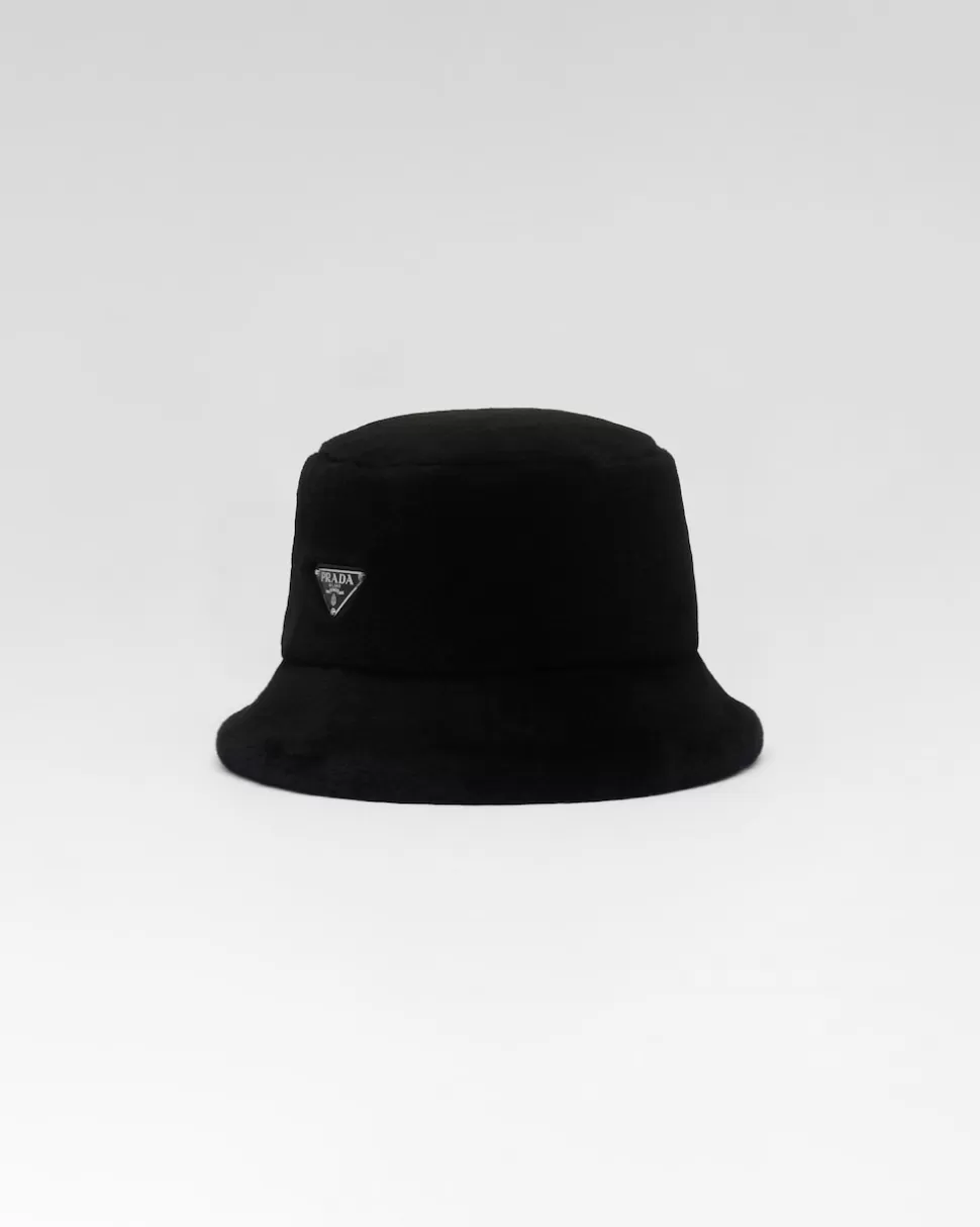Prada Sombrero De Pescador De Borreguillo^Hombre SOMBREROS Y GUANTES