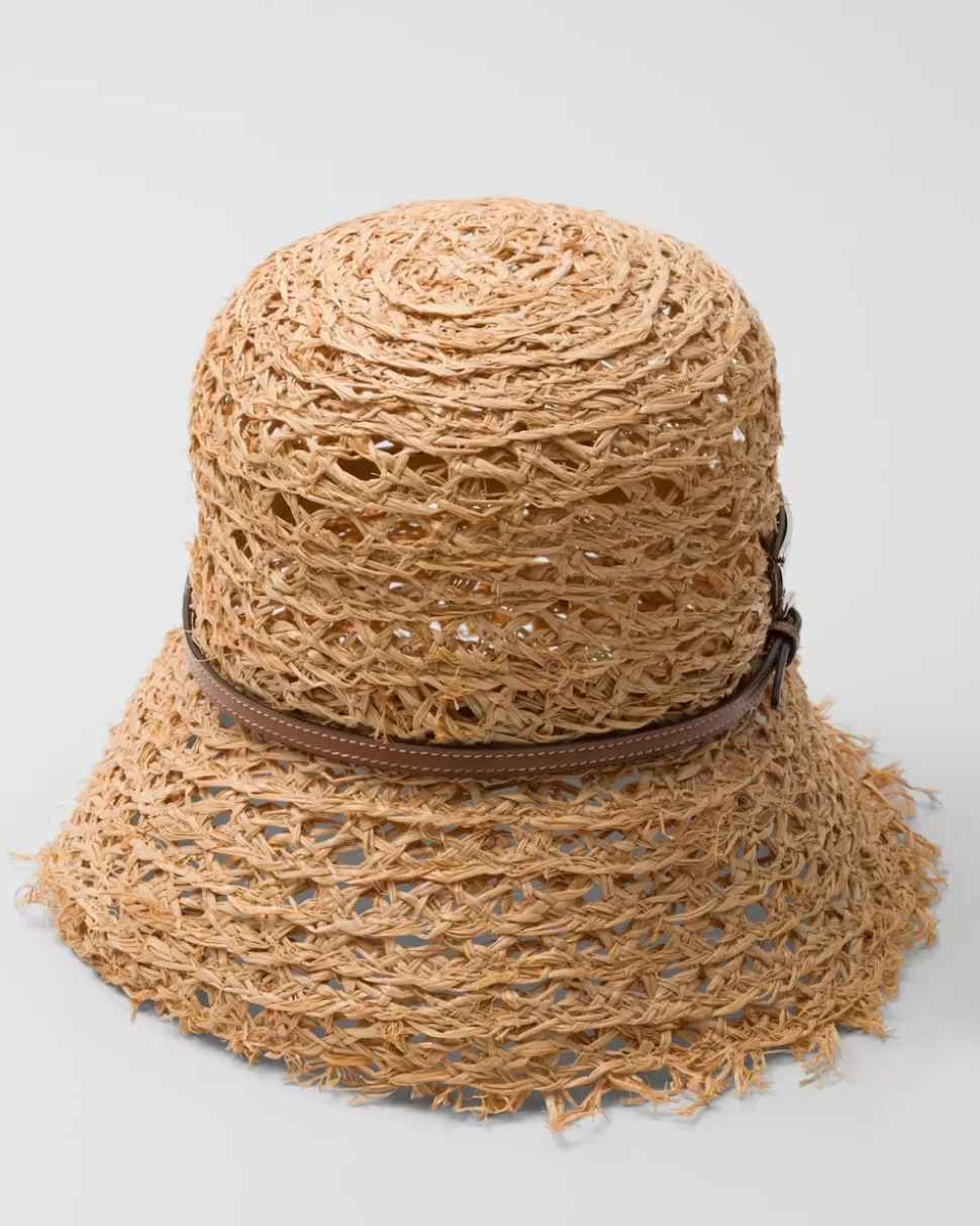 Prada Sombrero De Pescador De Tela Tejida^Mujer SOMBREROS Y GUANTES