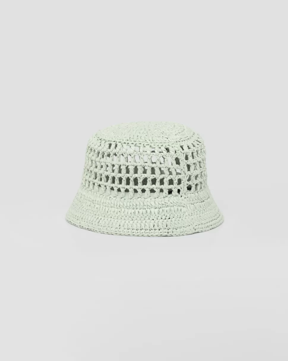 Prada Sombrero De Pescador En Tela Tejida^Mujer SOMBREROS Y GUANTES