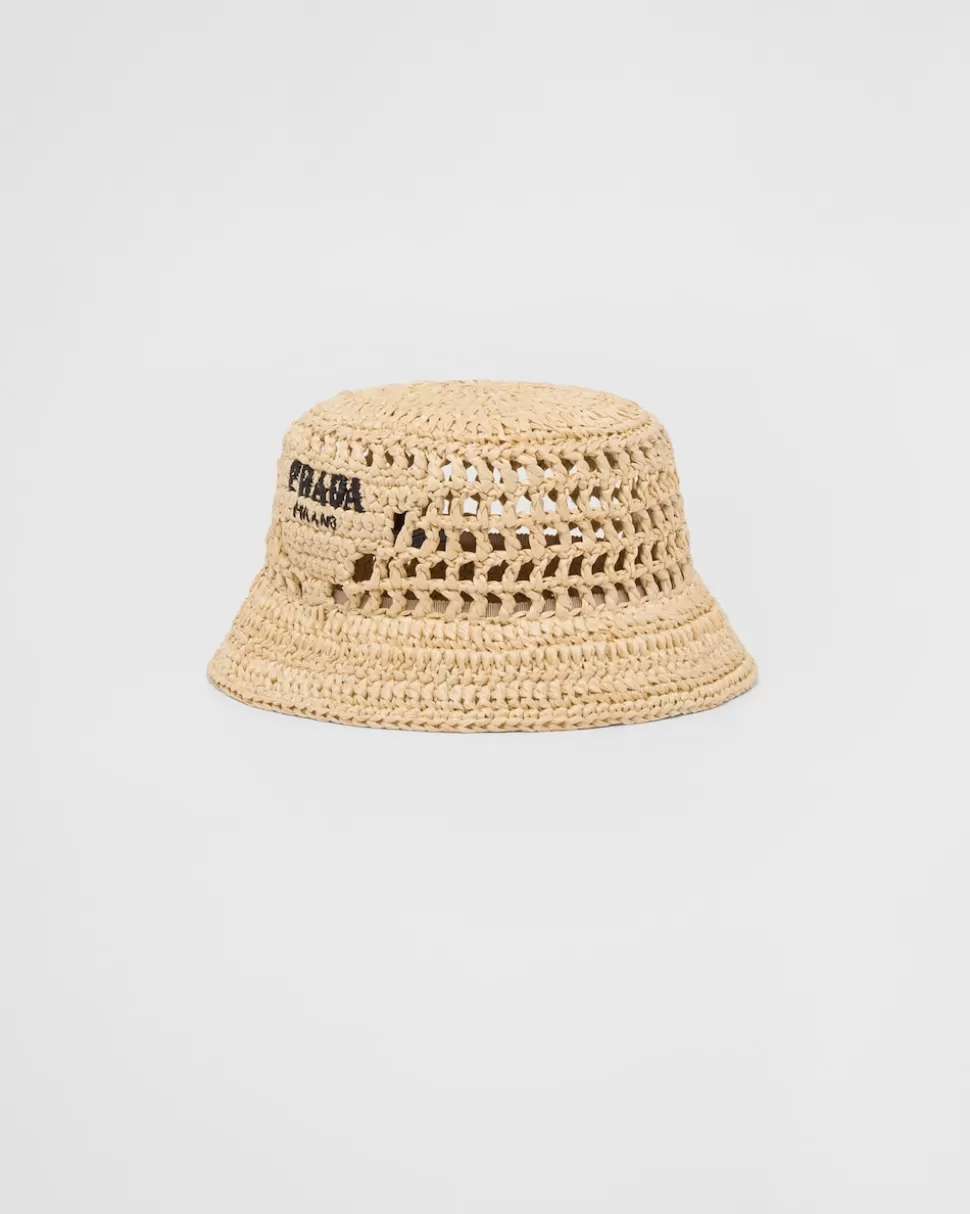 Prada Sombrero De Pescador En Tela Tejida^Mujer SOMBREROS Y GUANTES