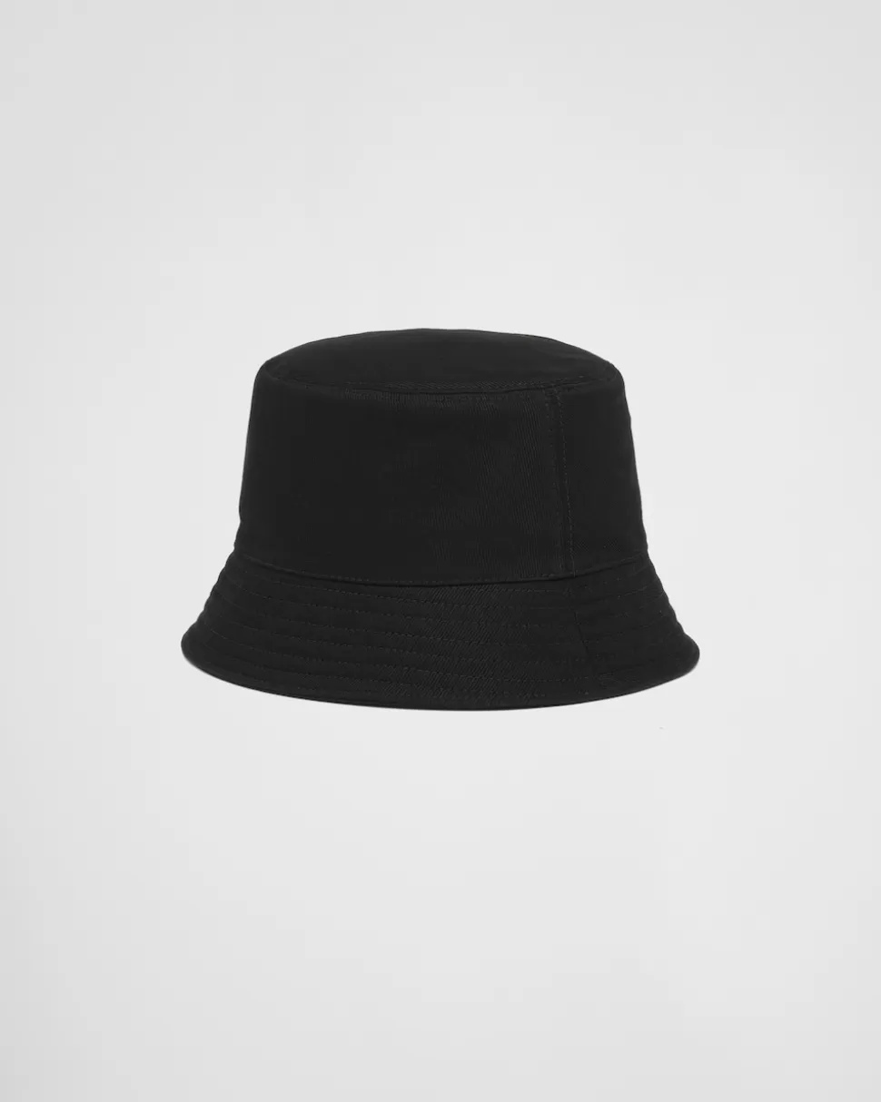 Prada Sombrero Tipo Pescador De Dril^Hombre SOMBREROS Y GUANTES