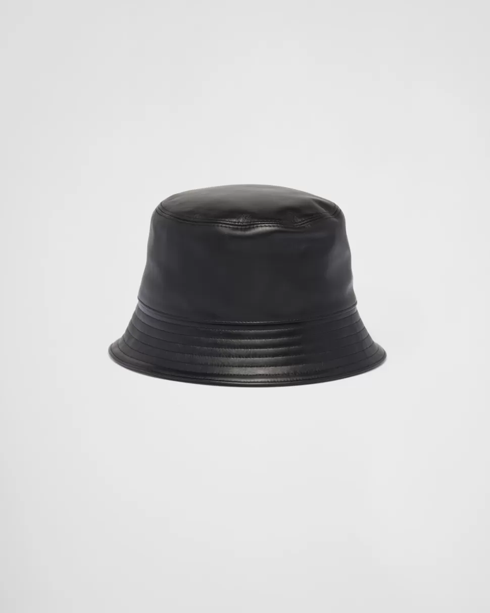 Prada Sombrero Tipo Pescador De Napa^Hombre SOMBREROS Y GUANTES