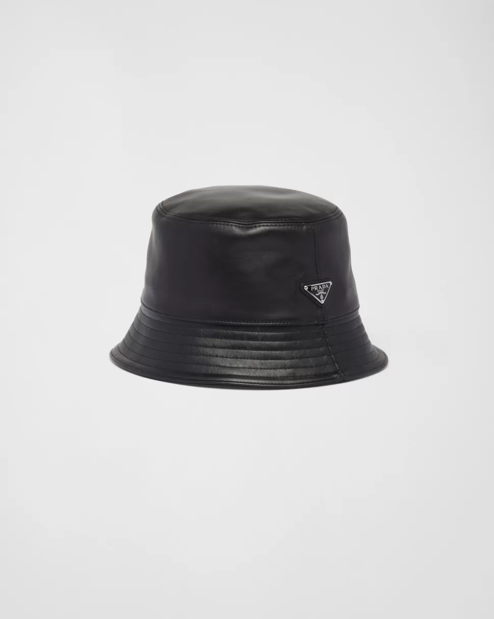 Prada Sombrero Tipo Pescador De Napa^Hombre SOMBREROS Y GUANTES