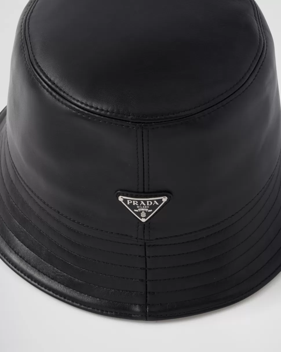 Prada Sombrero Tipo Pescador De Napa^Hombre SOMBREROS Y GUANTES