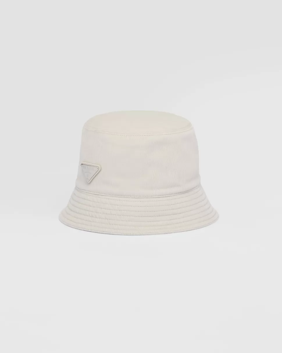 Prada Sombrero Tipo Pescador De Pana^Hombre SOMBREROS Y GUANTES