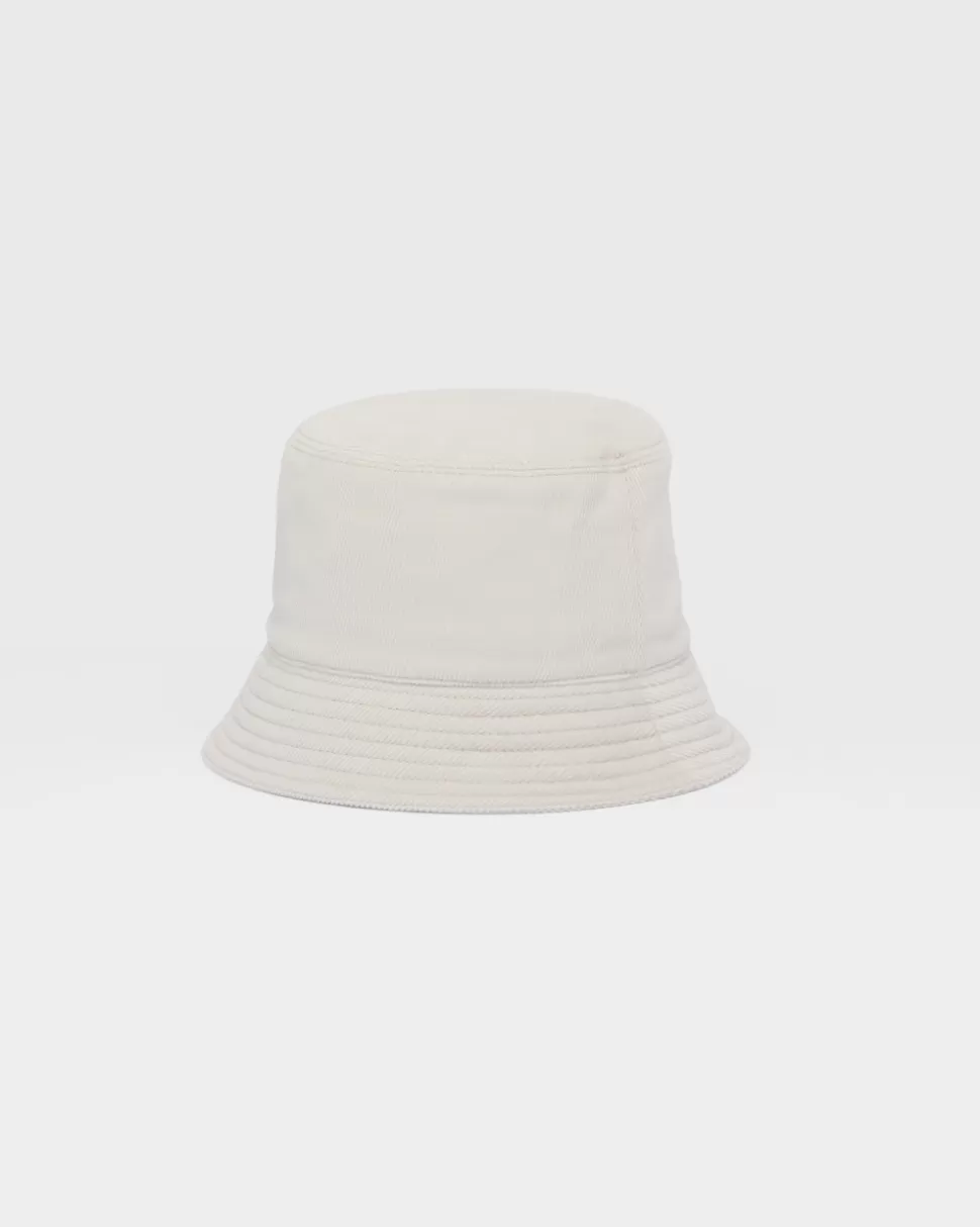 Prada Sombrero Tipo Pescador De Pana^Hombre SOMBREROS Y GUANTES