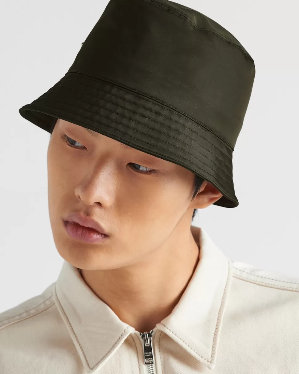 Prada Sombrero Tipo Pescador De Re-nylon^Hombre COLECCIÓN MASCULINA | SOMBREROS Y GUANTES