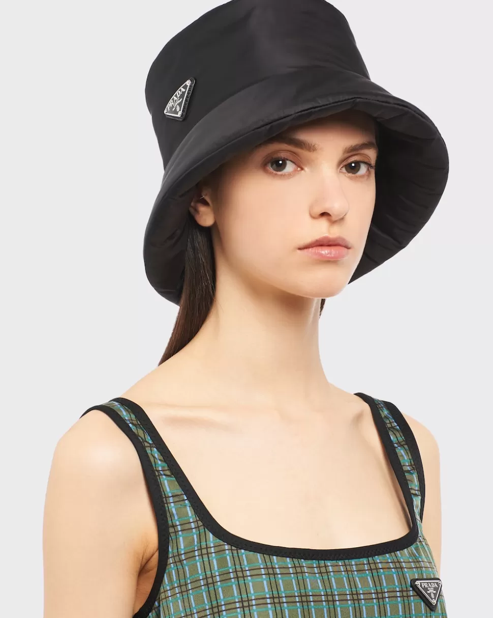 Prada Sombrero Tipo Pescador De Re-nylon^Hombre COLECCIÓN MASCULINA | SOMBREROS Y GUANTES
