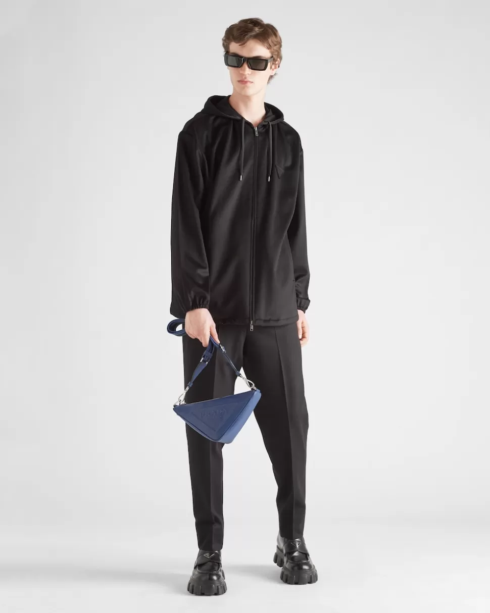 Prada Sudadera De Cachemir Con Capucha^Hombre ROPA DEPORTIVA Y SUDADERAS | CHAQUETAS Y ABRIGOS