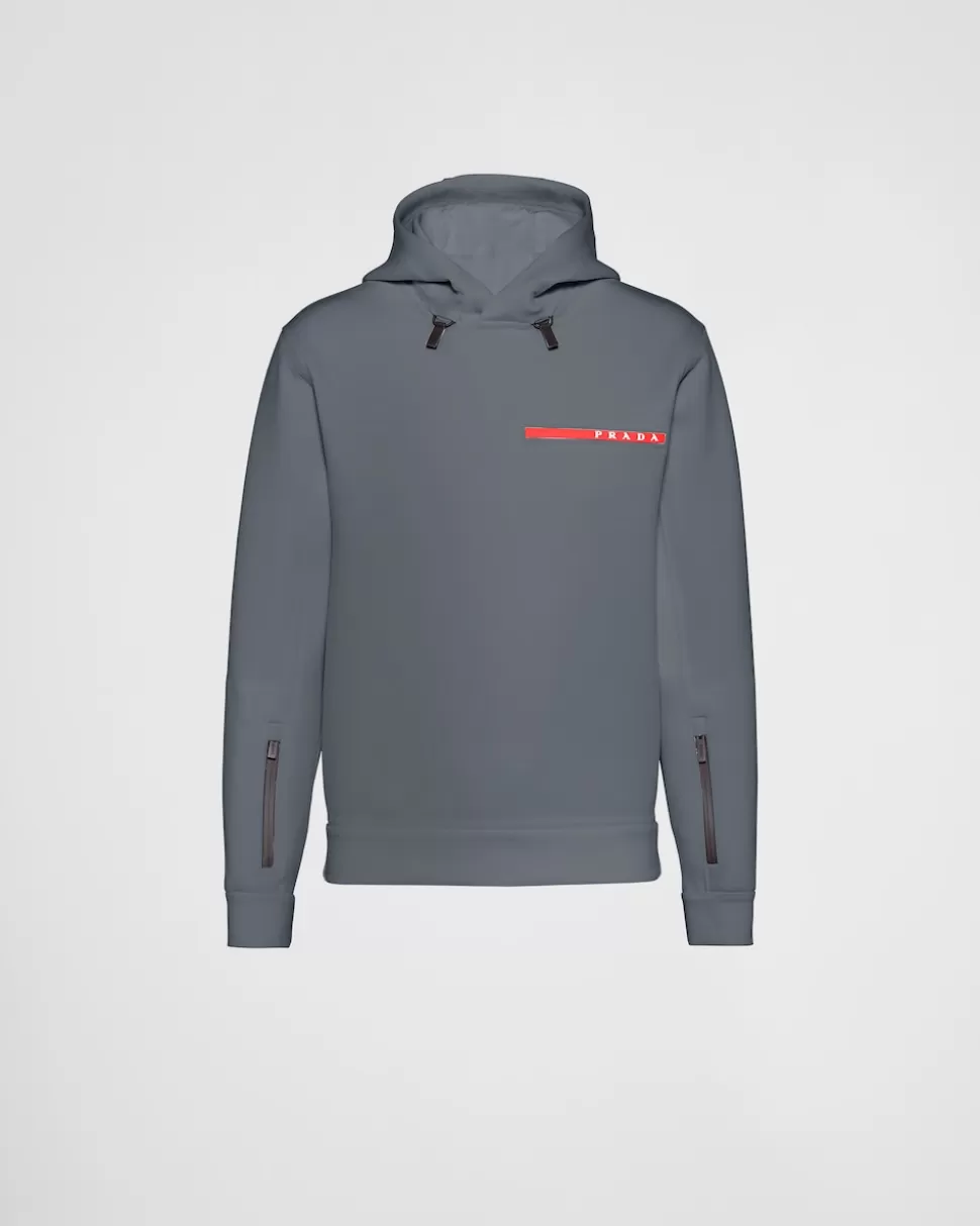 Prada Sudadera De Punto Doble Reciclado^Hombre ROPA