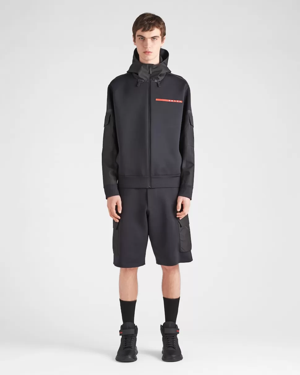 Prada Sudadera De Punto Técnico Reciclado^Hombre ROPA