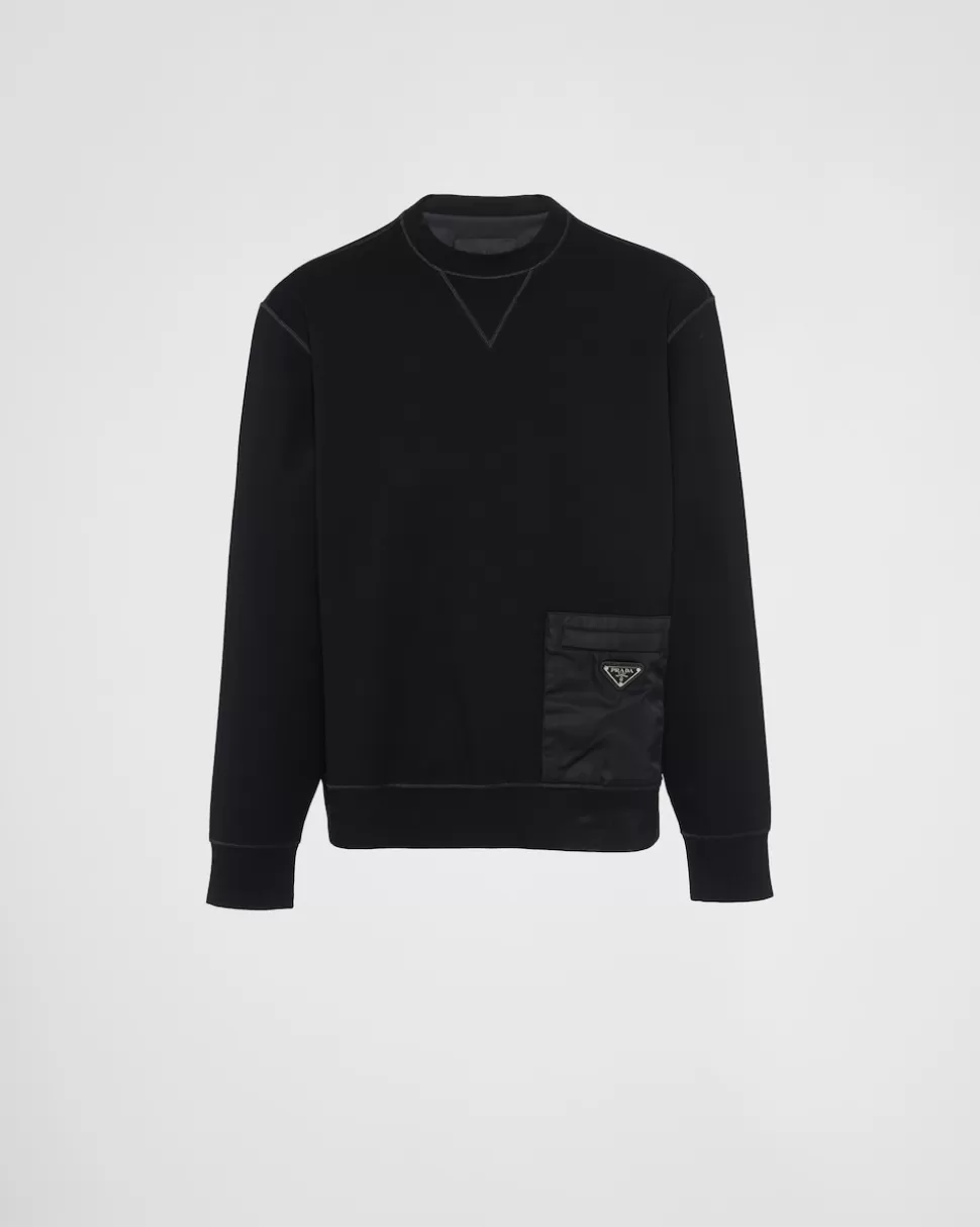 Prada Sudadera De Tejido Técnico^Hombre ROPA DEPORTIVA Y SUDADERAS