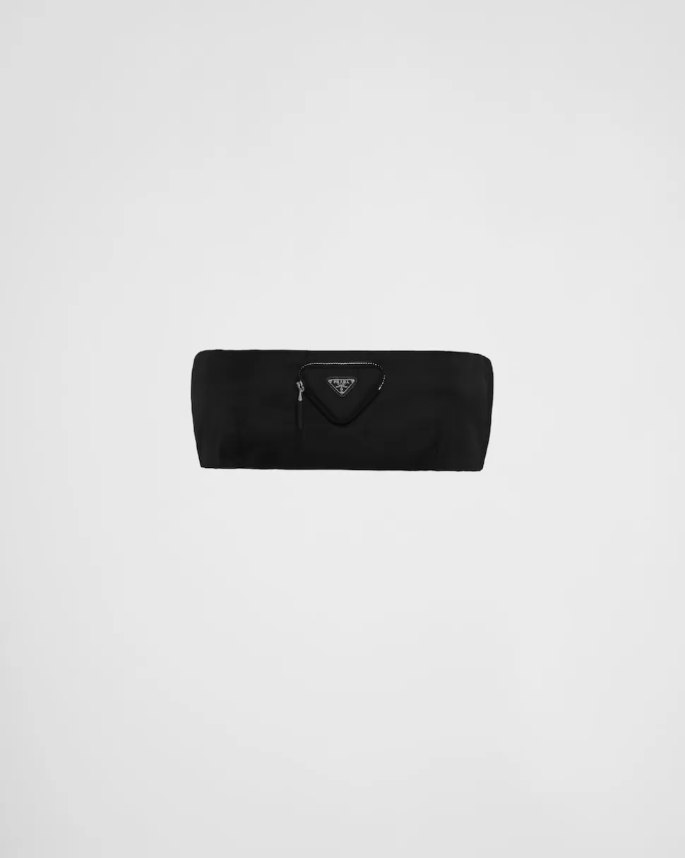Prada Sujetador Bandeau De Re-nylon^Mujer COLECCIÓN FEMENINA | CAMISAS Y TOPS