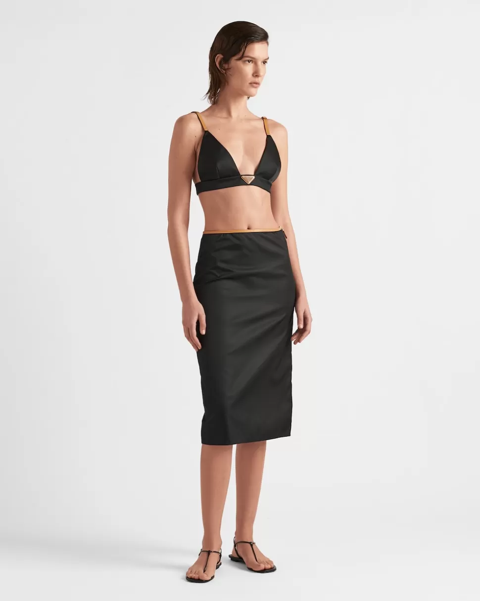 Prada Sujetador Triangular De Re-nylon^Mujer COLECCIÓN FEMENINA | CAMISAS Y TOPS