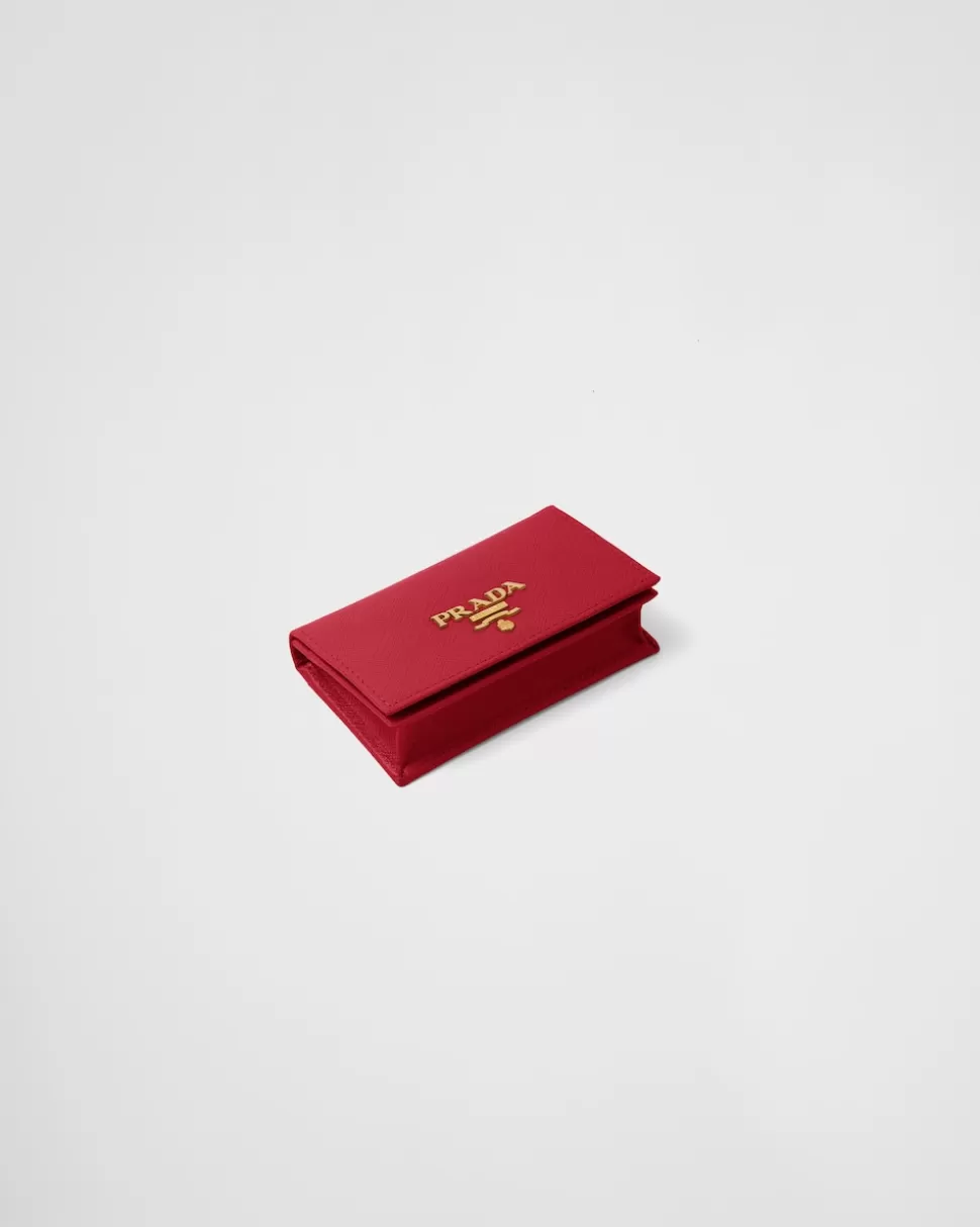 Prada Tarjetero De Piel^Mujer CARTERAS Y TARJETEROS